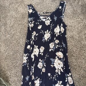 Maurices Navy Floral Mini Dress